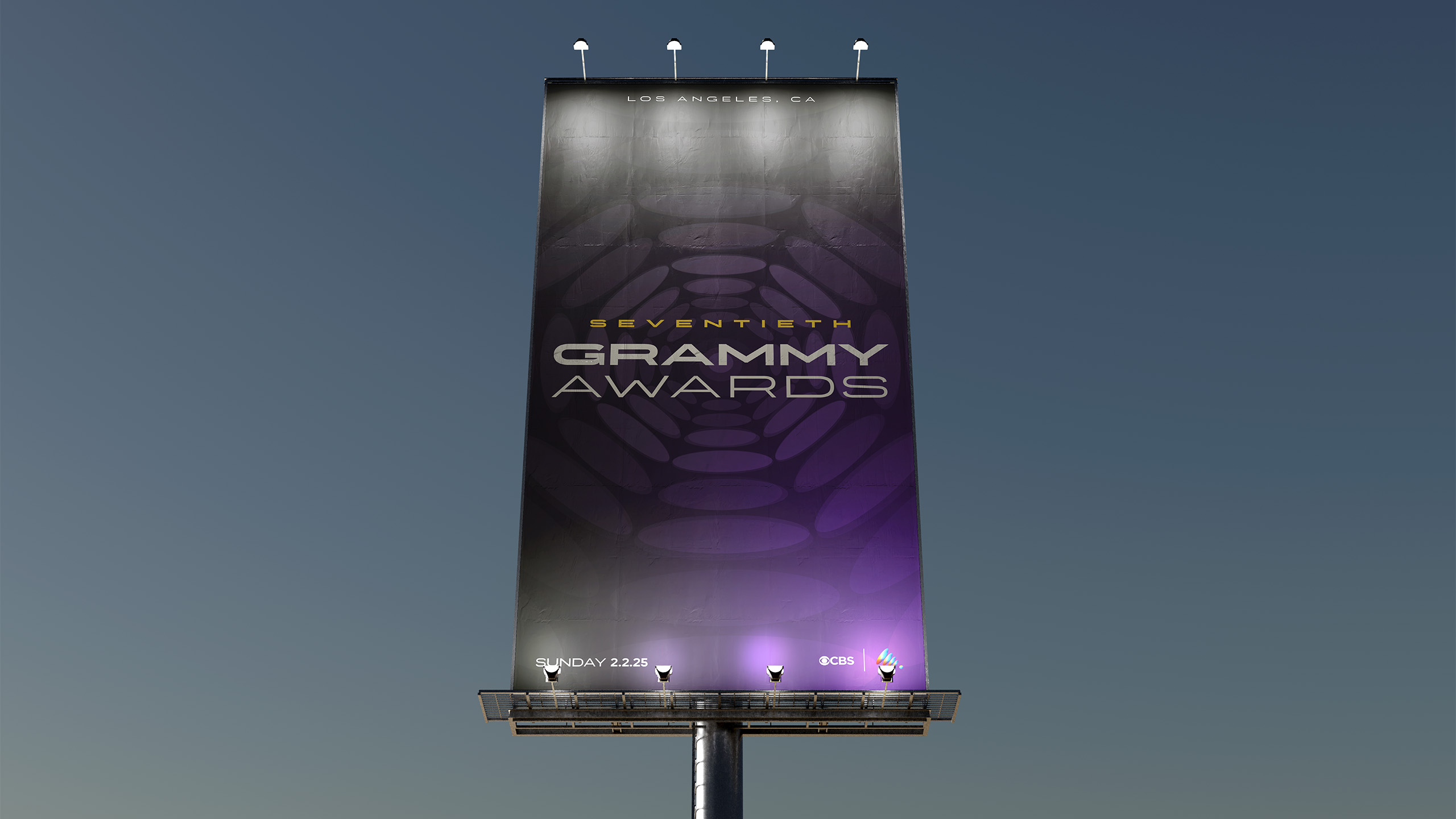 Grammy Awards Billboard Portrait Mockup