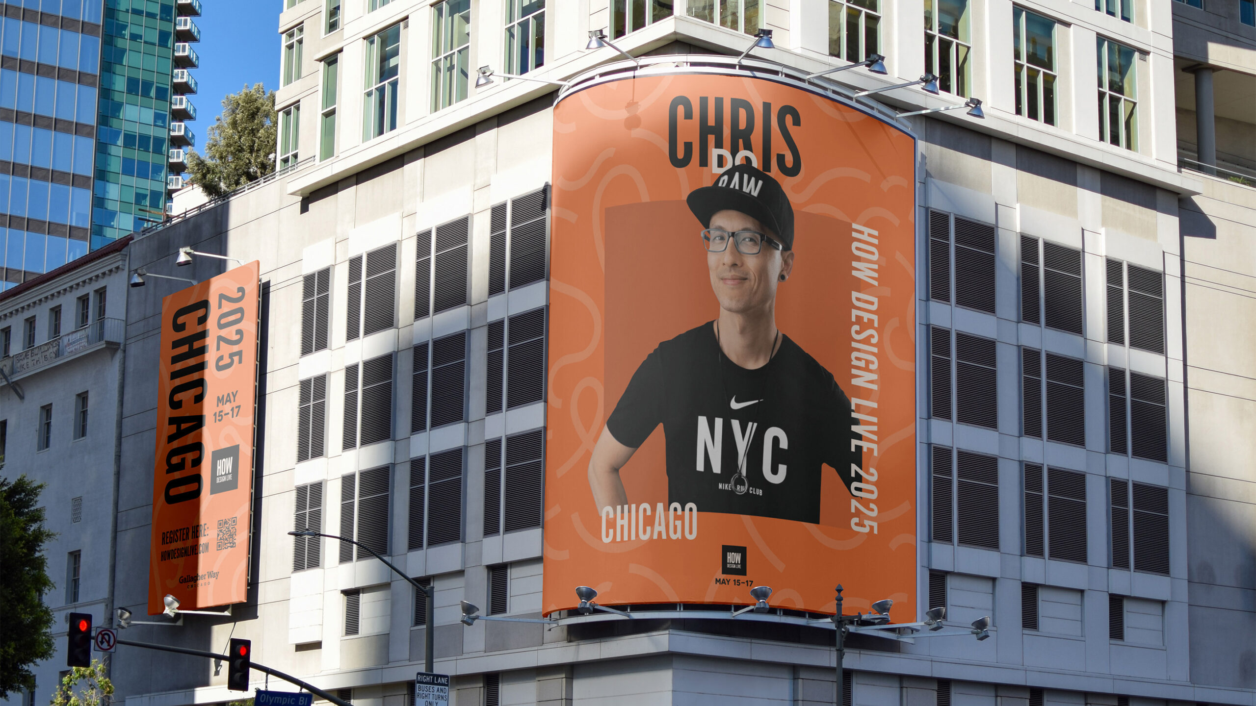 How Design Chirs Do Billboard Web Mockup