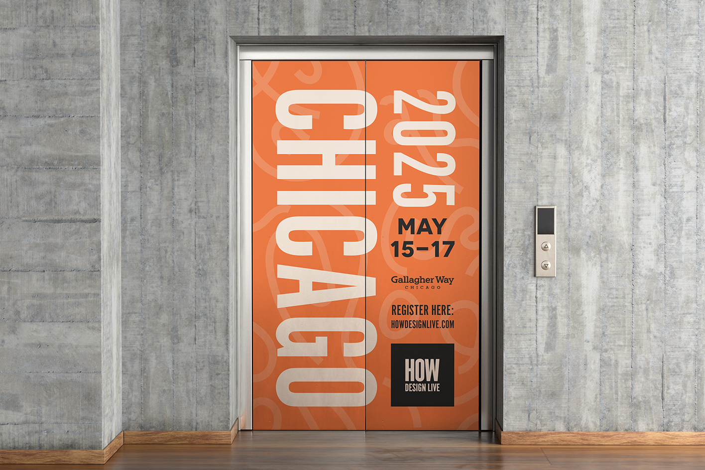 How Design Elevator Door Web Mockup
