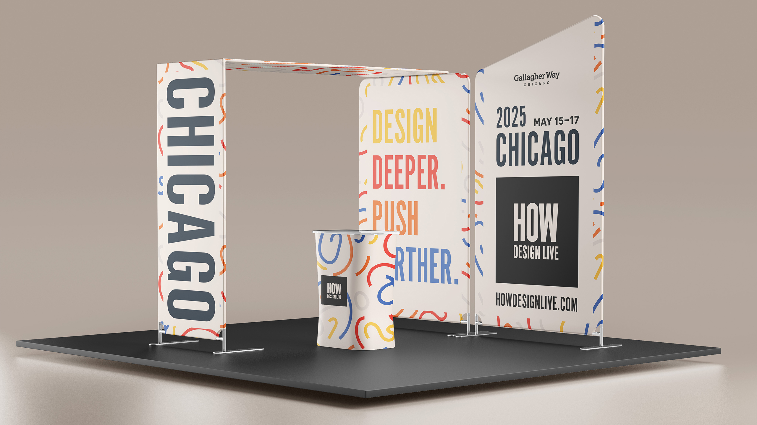 How Design Exhibition Web Mockup