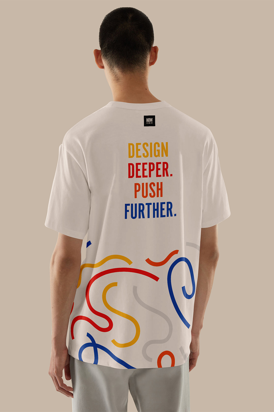 How Design T-Shirt Back Web Mockup