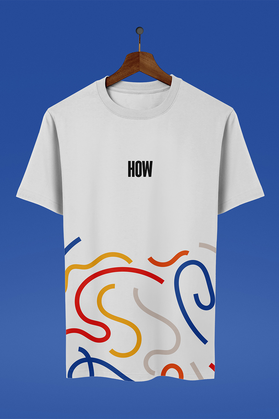 How Design T-Shirt Front Web Mockup