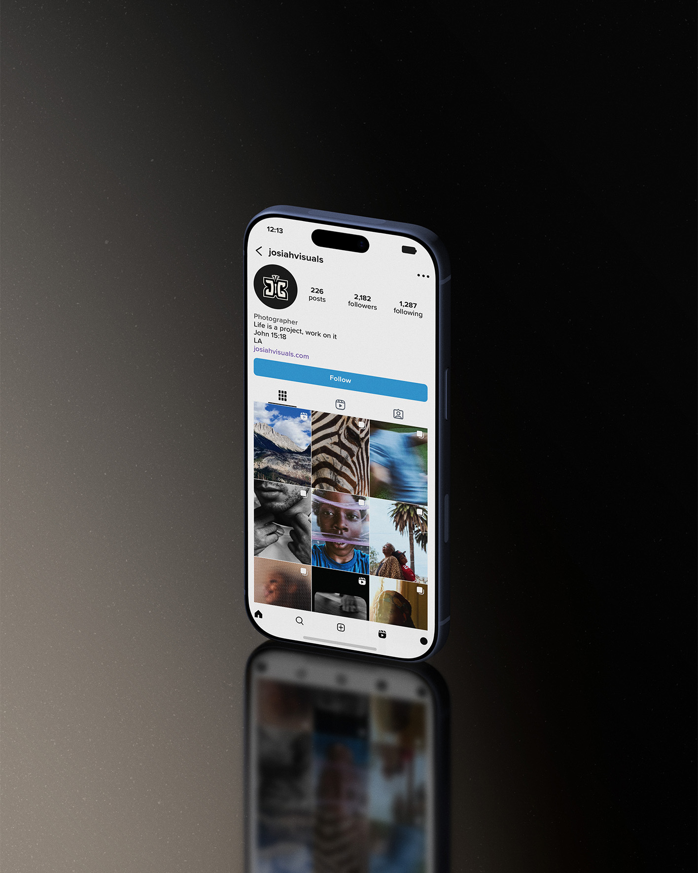 Josiah Iphone Instagram Web mockup