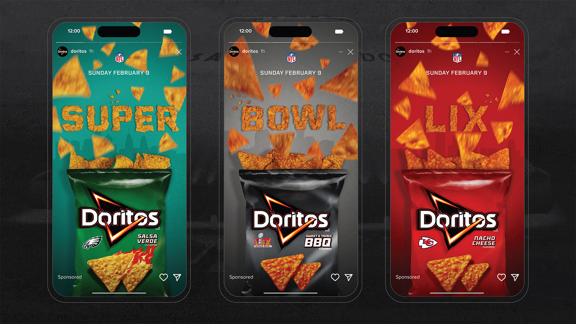 Doritos Instagram mockup Web