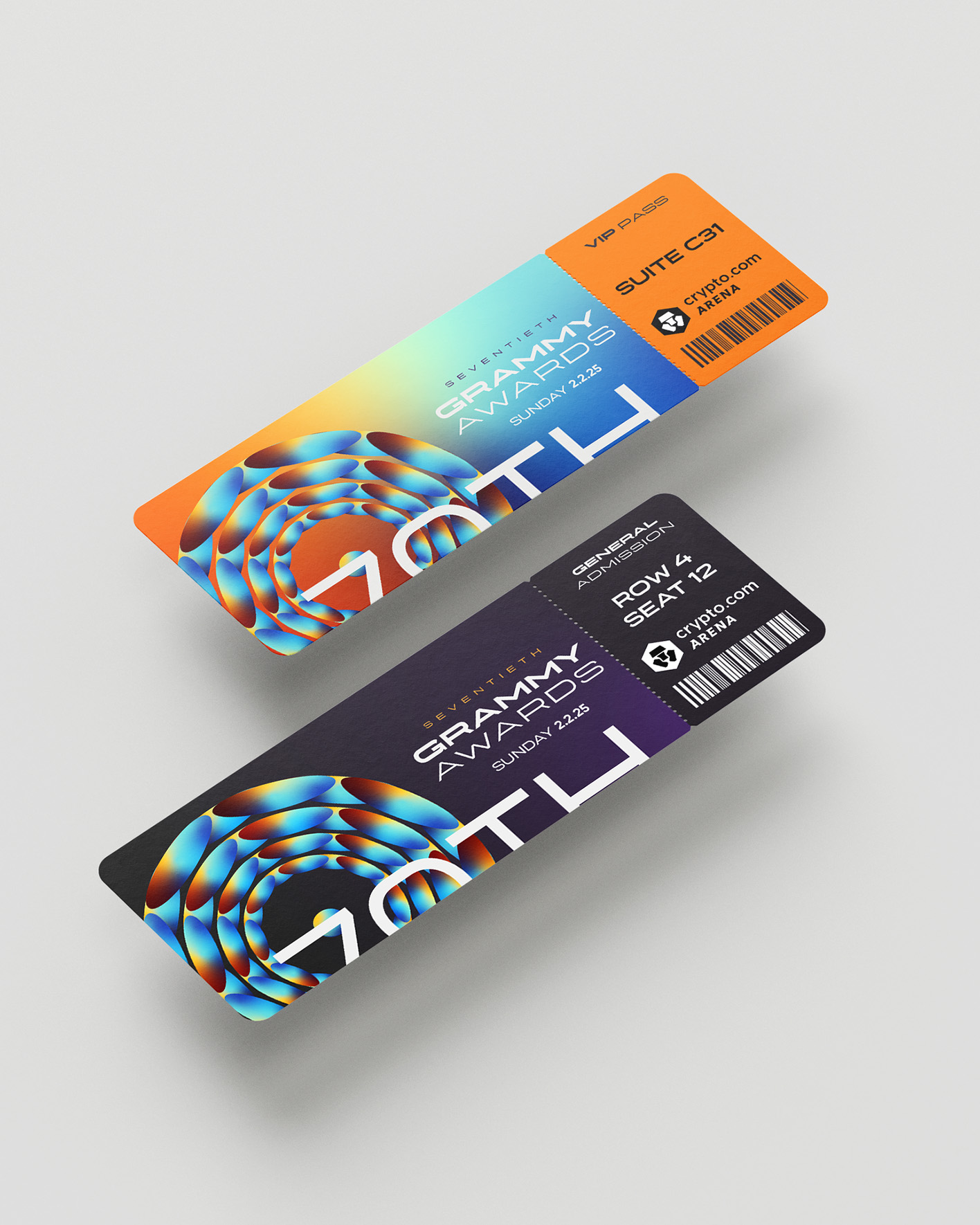 Grammy Tickets Web Mockup